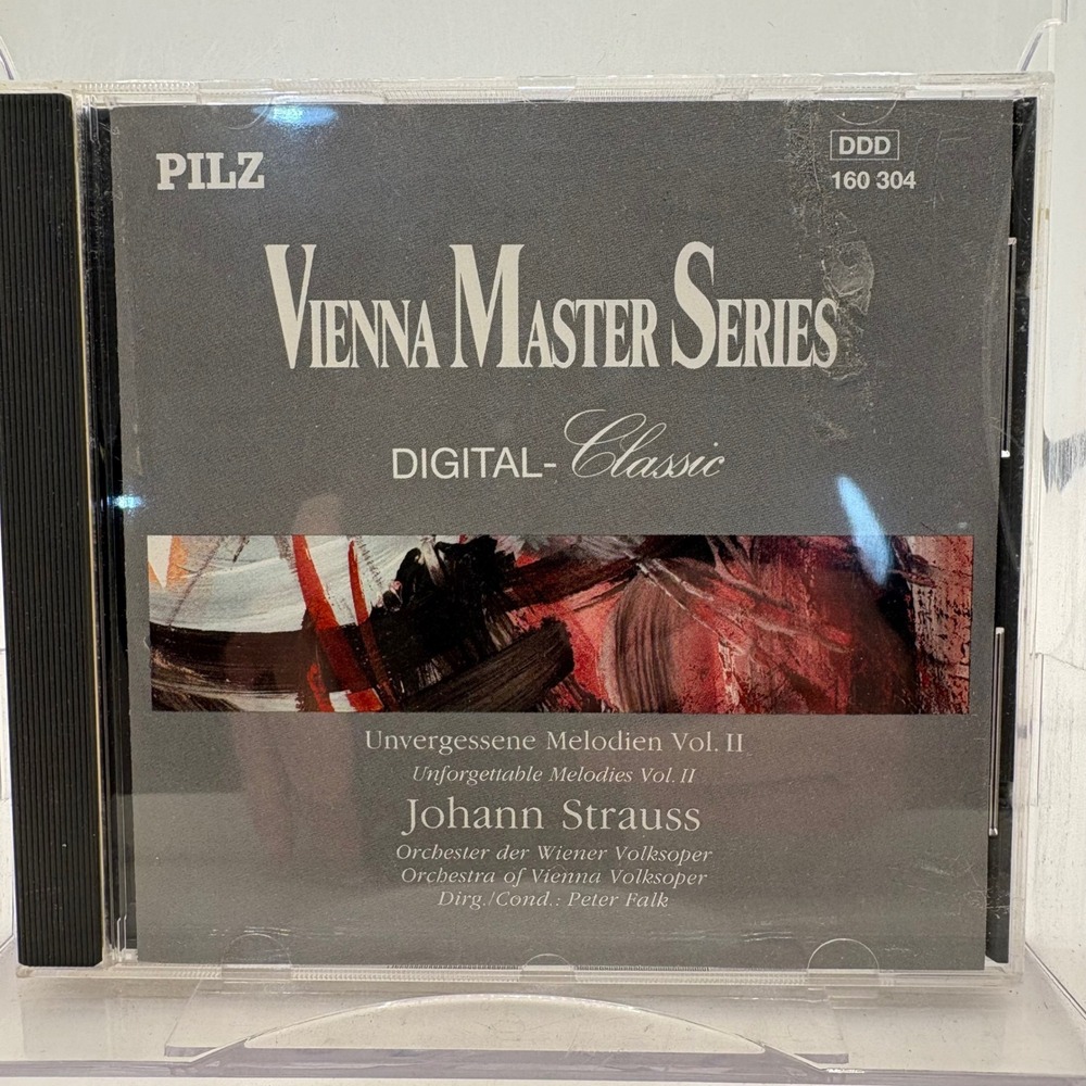 Johann Strauss‎ Vienna Master Series Unforgettable Melodies Vol II CD 1989